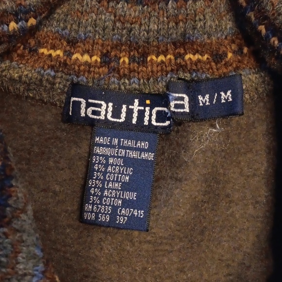 Nautica wool blend medium sweater - Picture 5 of 5